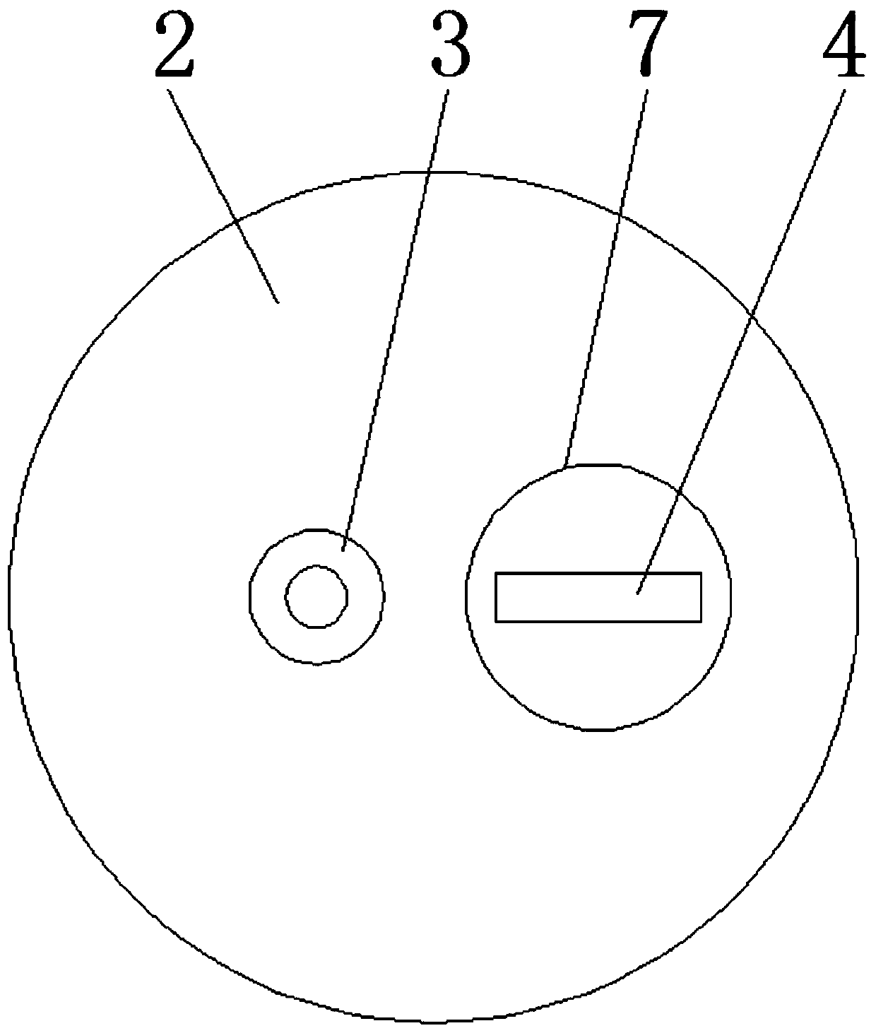 Absorbent ball alcohol dipping device facilitating alcohol amount control