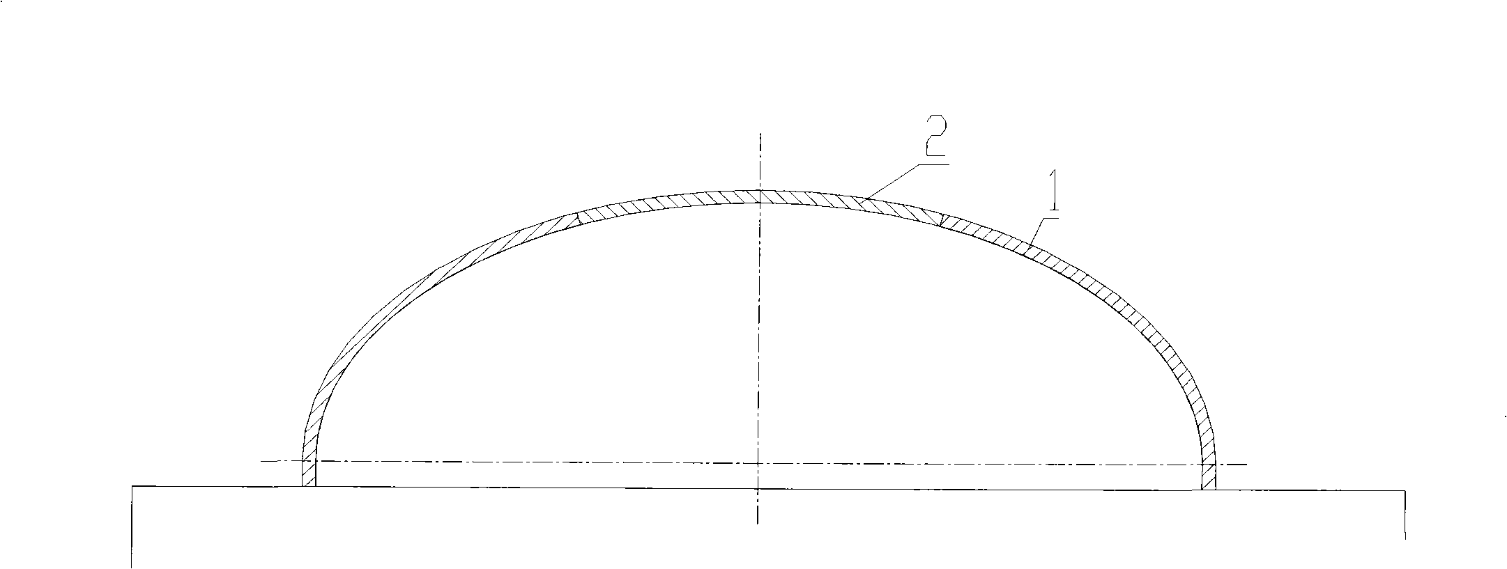 Processing welding technique of large closing end