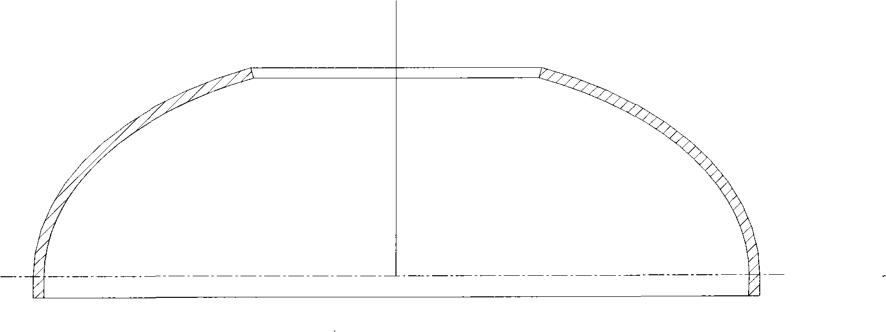 Processing welding technique of large closing end