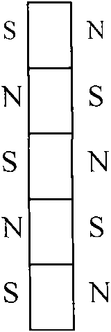 Device for preventing transmission line from waving by using eddy-current heating