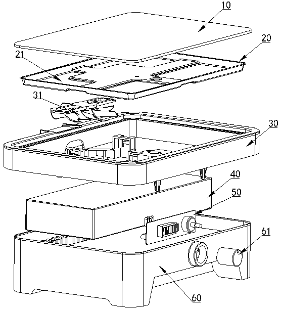 Novel electric baking tray