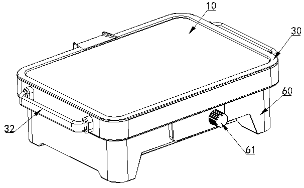 Novel electric baking tray