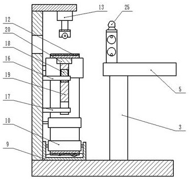 Middle core wire oiling device for wire and cable production