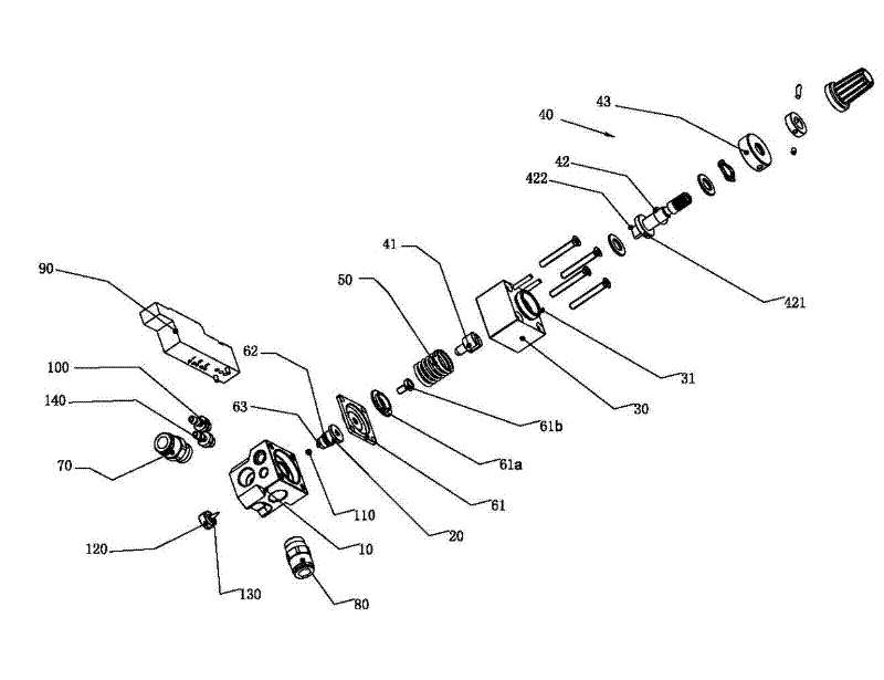 Diaphragm type respiratory flow rhythm control air valve