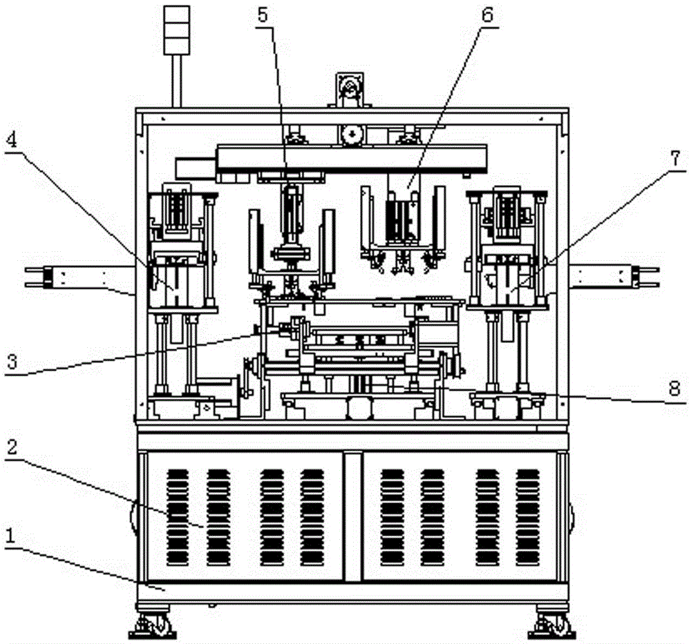 Fully automatic memory module insertion and removal equipment based on motherboard testing