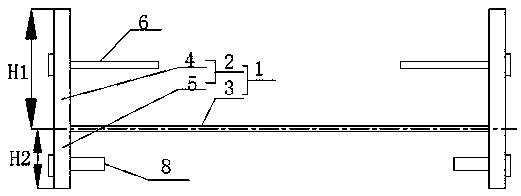 Method for cutting off heads and tails for squarer