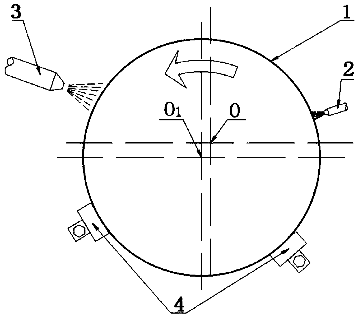 Coated type metal workpiece surface strengthening grinding processing method and device