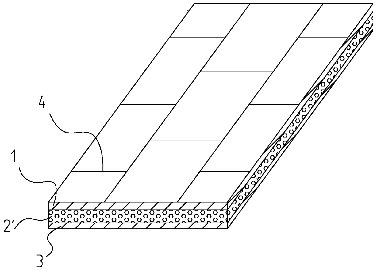 Heat insulation PVC wallboard and production process thereof