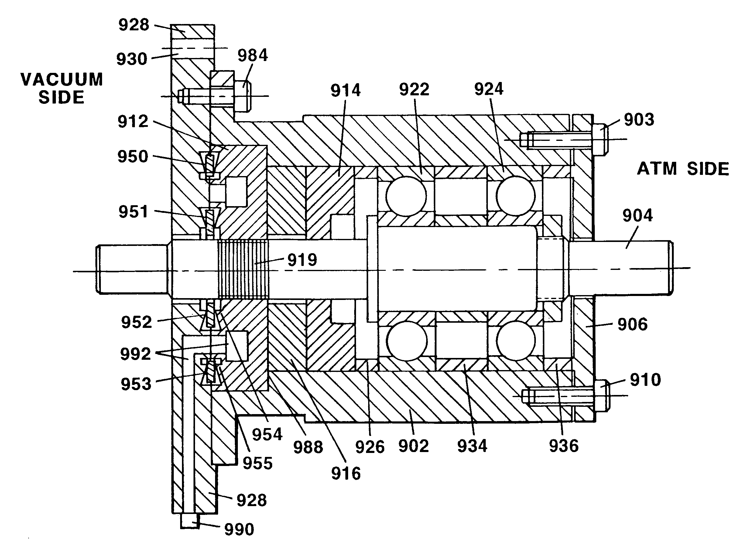 Ultra high vacuum ferrofluidic seals and method of manufacture