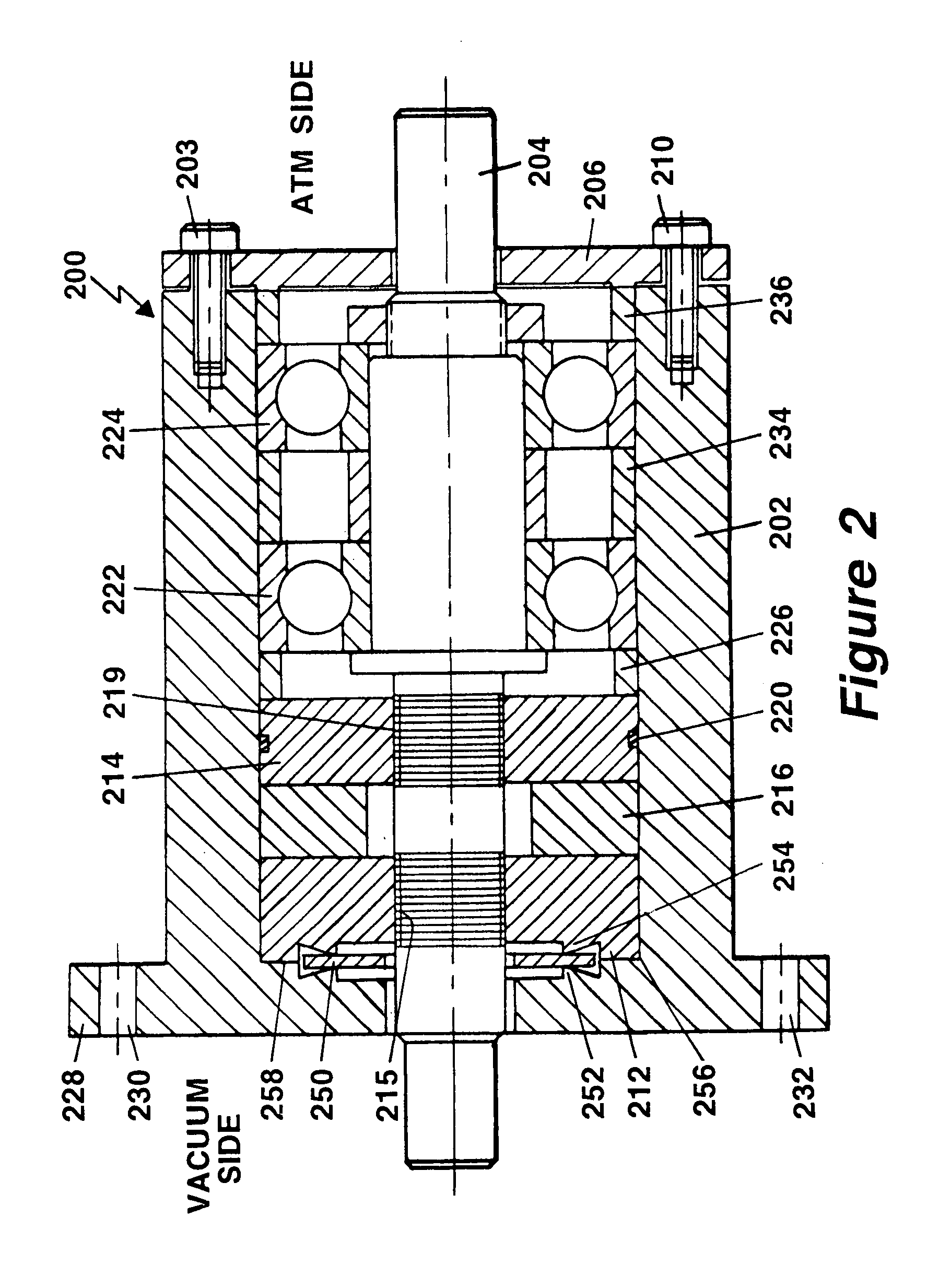 Ultra high vacuum ferrofluidic seals and method of manufacture