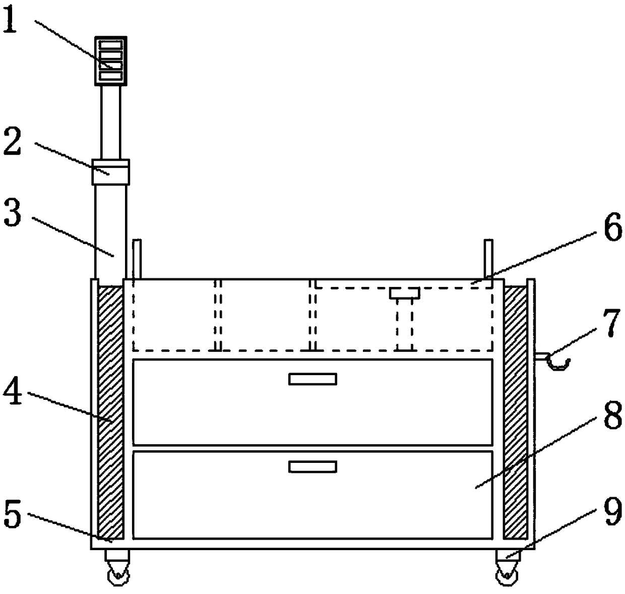 Small-scale home appliance disassembly maintenance platform convenient for lighting