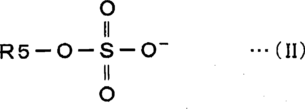 Antistatic agent composition