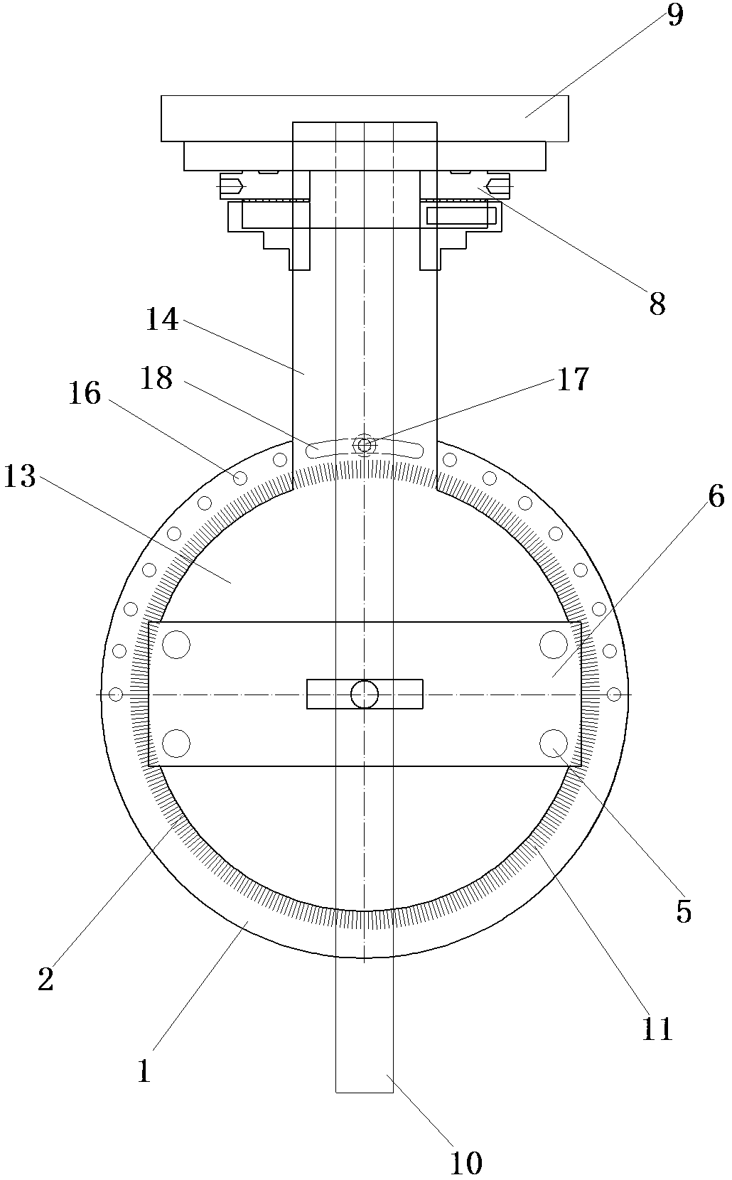 Pipe type part drilling fixture