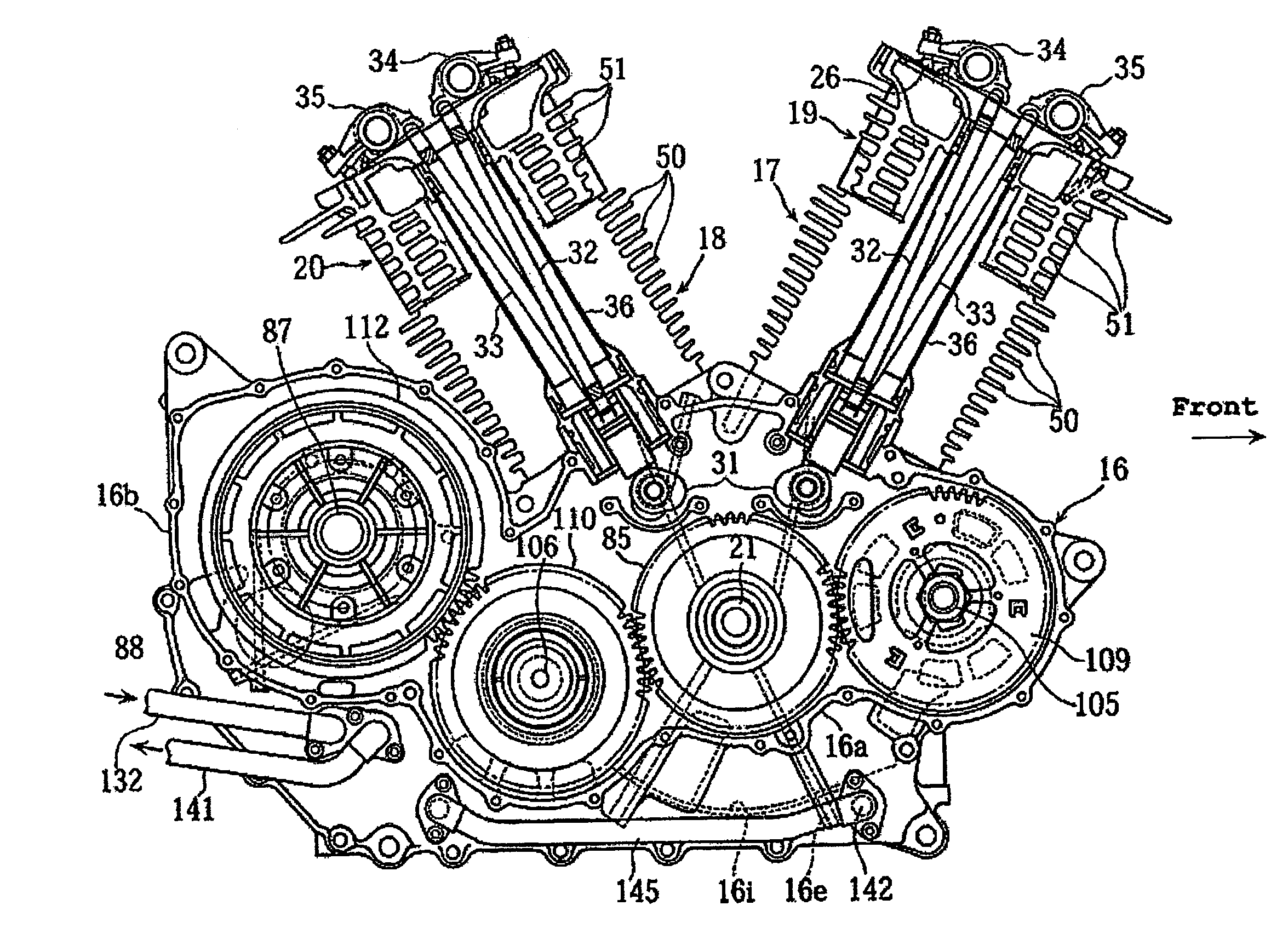 Balancer structure for engine