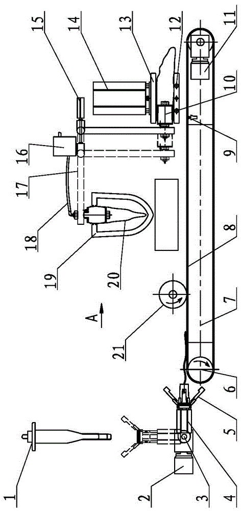 A glove automatic leak detection machine