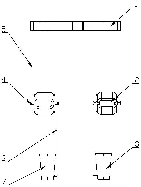 Medical knee ligament fixing and correcting device