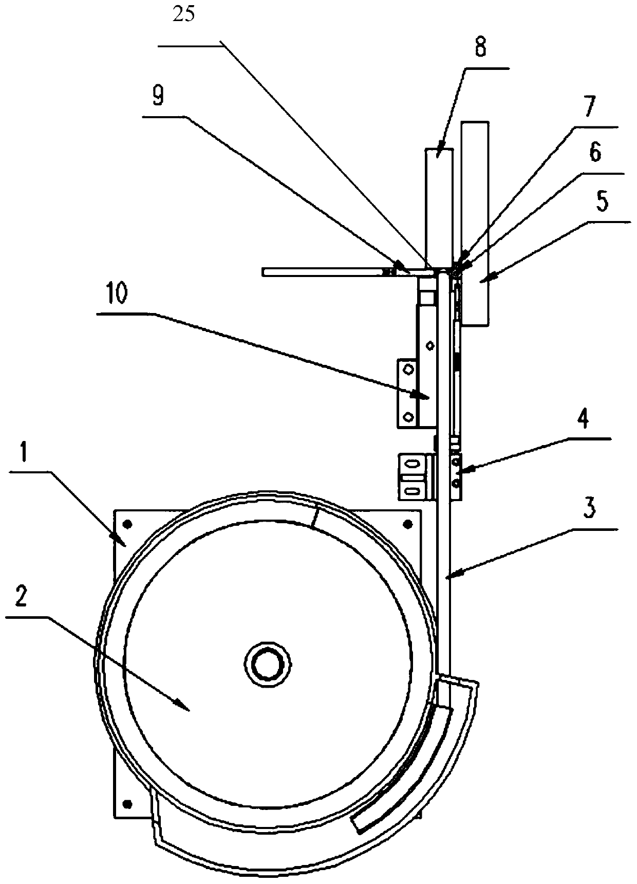 Automatic rubbing ball feeding device