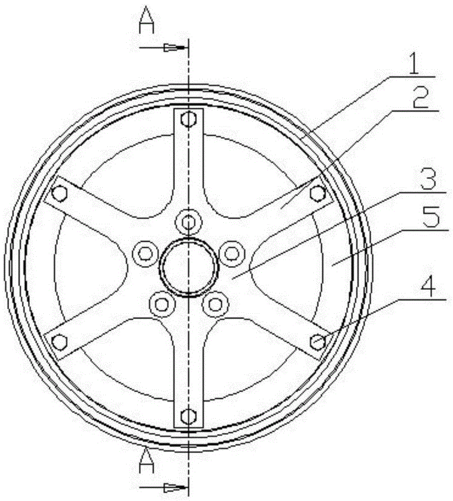 A lightweight assembled wheel