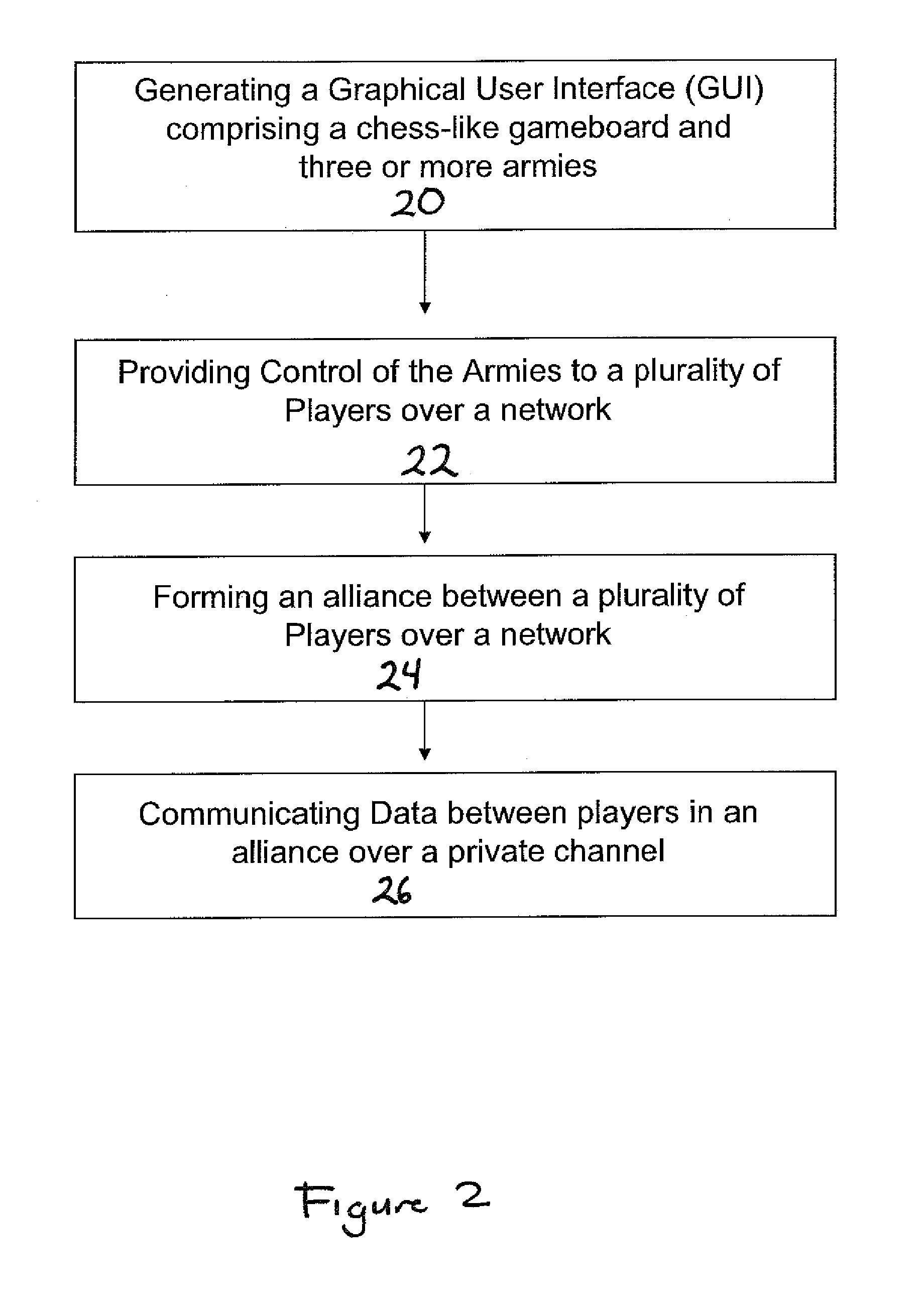 System and method for playing chess with three or more armies over a network