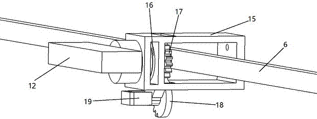 Mechanical lock for fast escape door