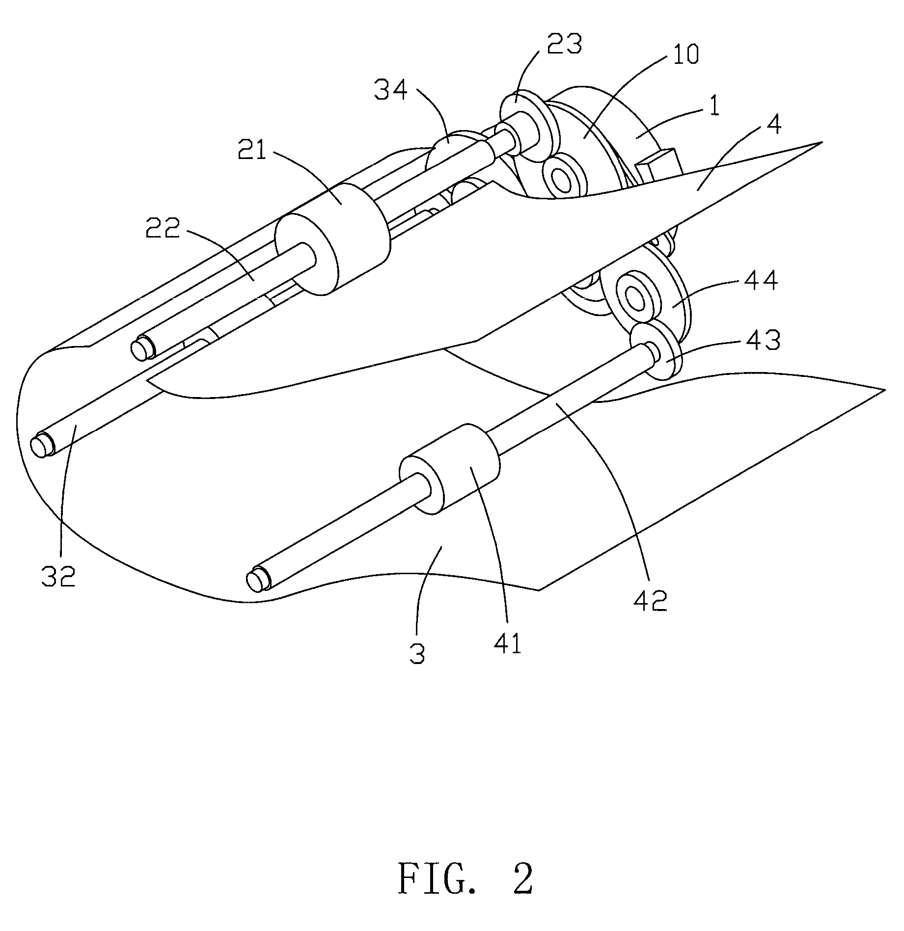 Automatic paper feed apparatus having improved paper separation device