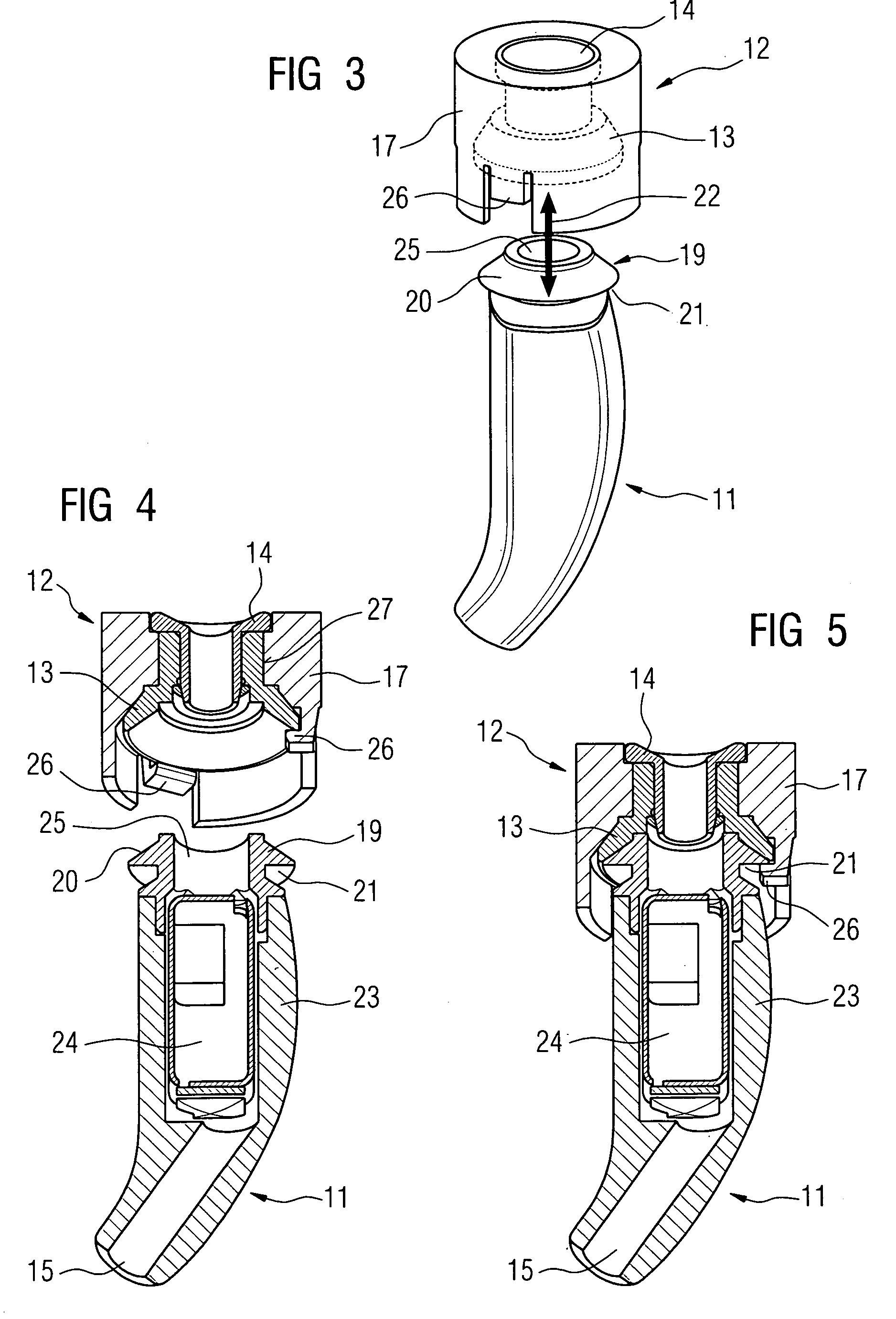 Ear modld with adapter seal