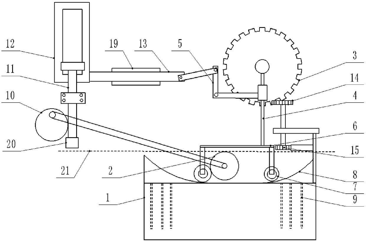 Printing advertisement production device