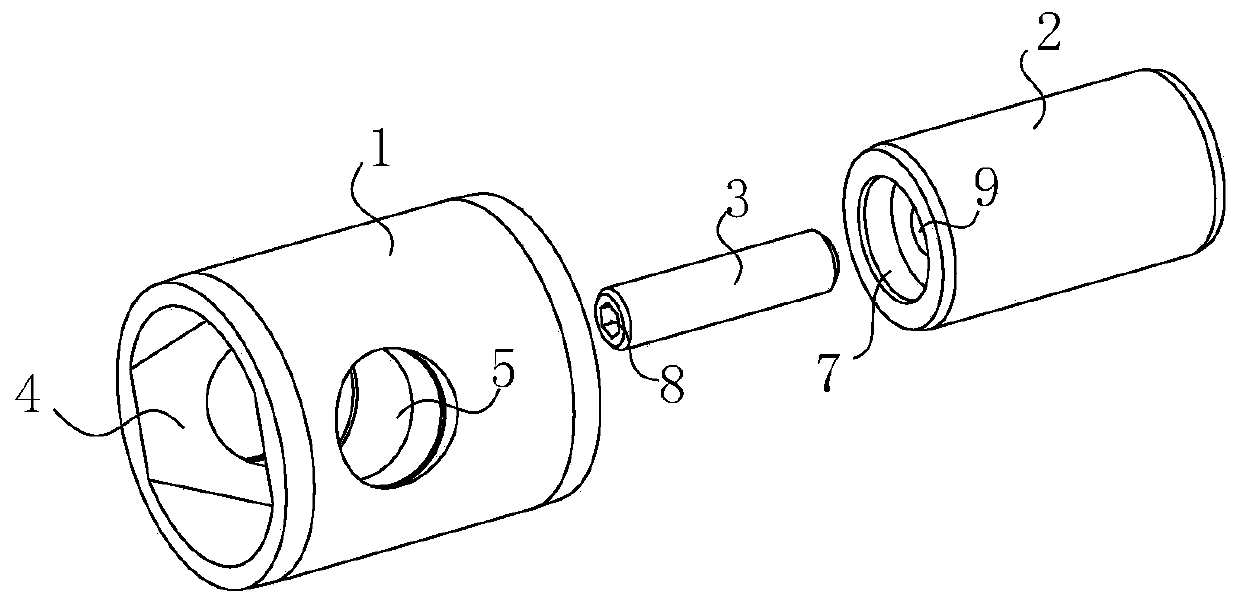 Pump split type crosshead