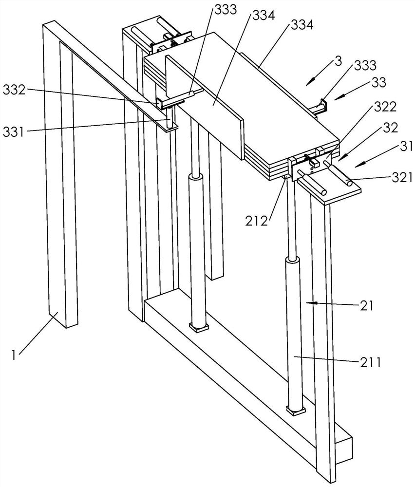 Plate material hole punching device