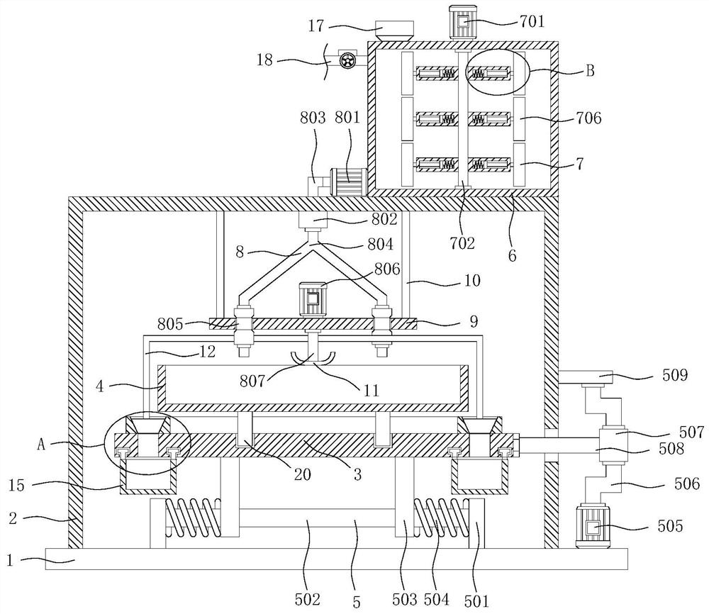 Aerated concrete block pouring device capable of conducting composite pouring