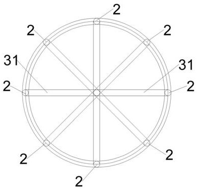 Construction method of large-diameter steel-concrete composite cylindrical structure