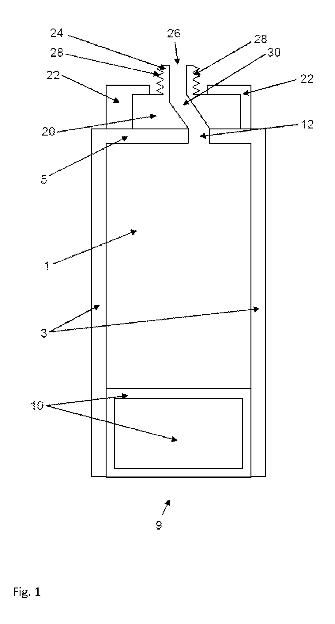 Cartridge system with rotatable closure and dispensing tube