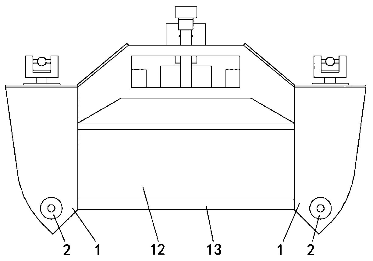 Offshore fire-fighting unmanned boat