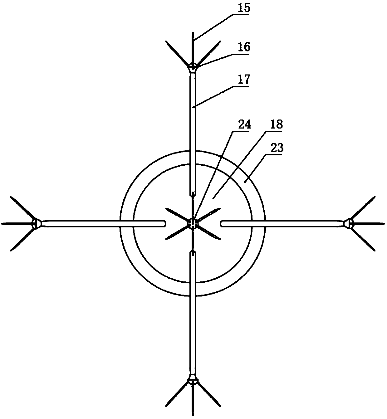 Equivalent ion lightning prevention unit and integrated lightning protection system