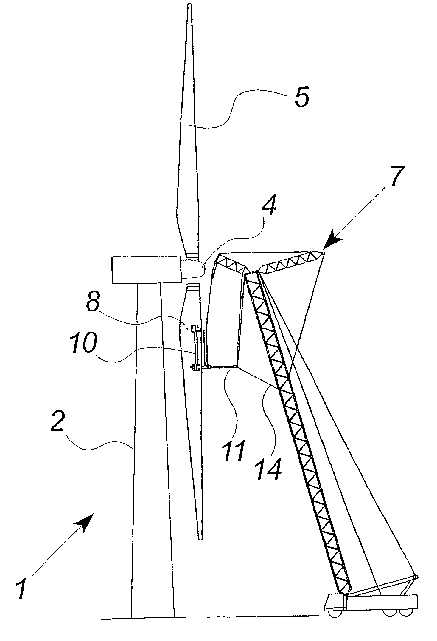 Methods of handling wind turbine blades and mounting said blades on a wind turbine, system and gripping unit for handling a wind turbine blade