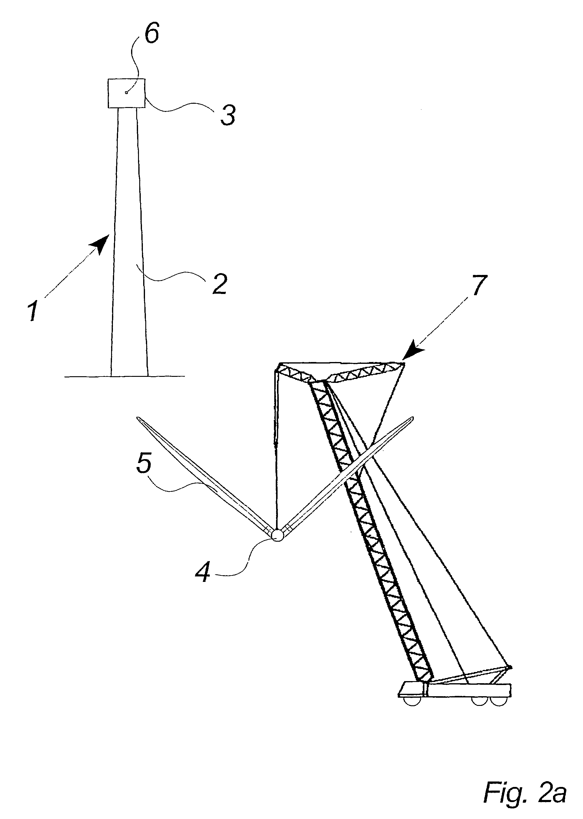 Methods of handling wind turbine blades and mounting said blades on a wind turbine, system and gripping unit for handling a wind turbine blade