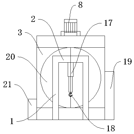 Heat treatment device for crankshaft processing device