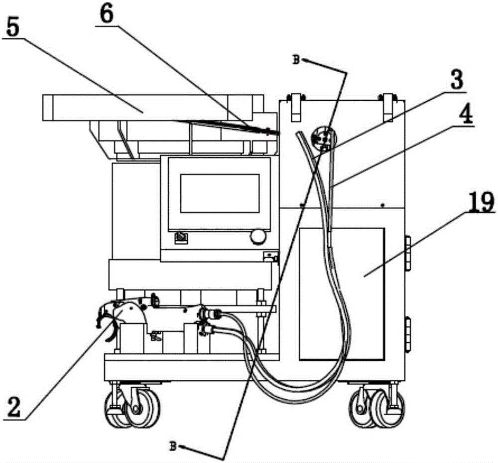 A hand-held automatic cable tie tool