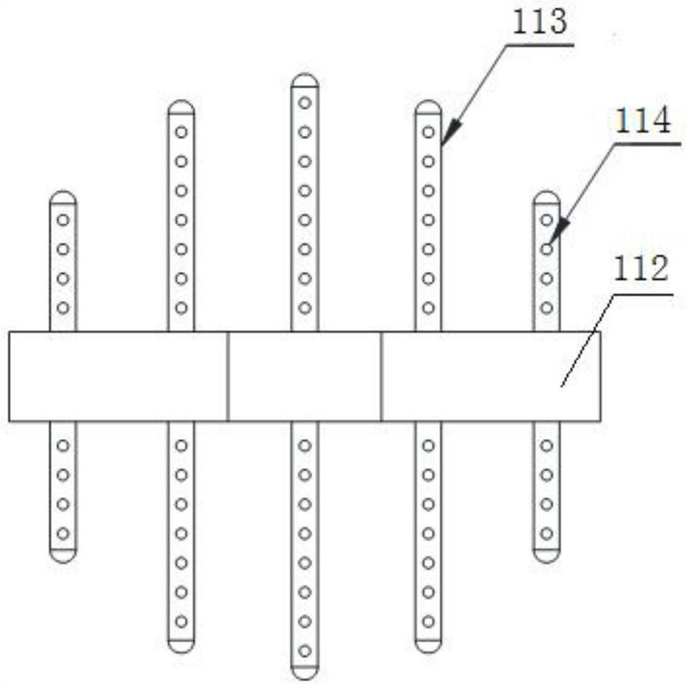 Sulfur-containing gas emptying and desulfurizing device