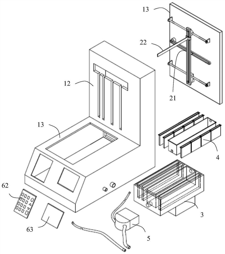 Multi-membrane western blot hybridization instrument and its experimental operation method