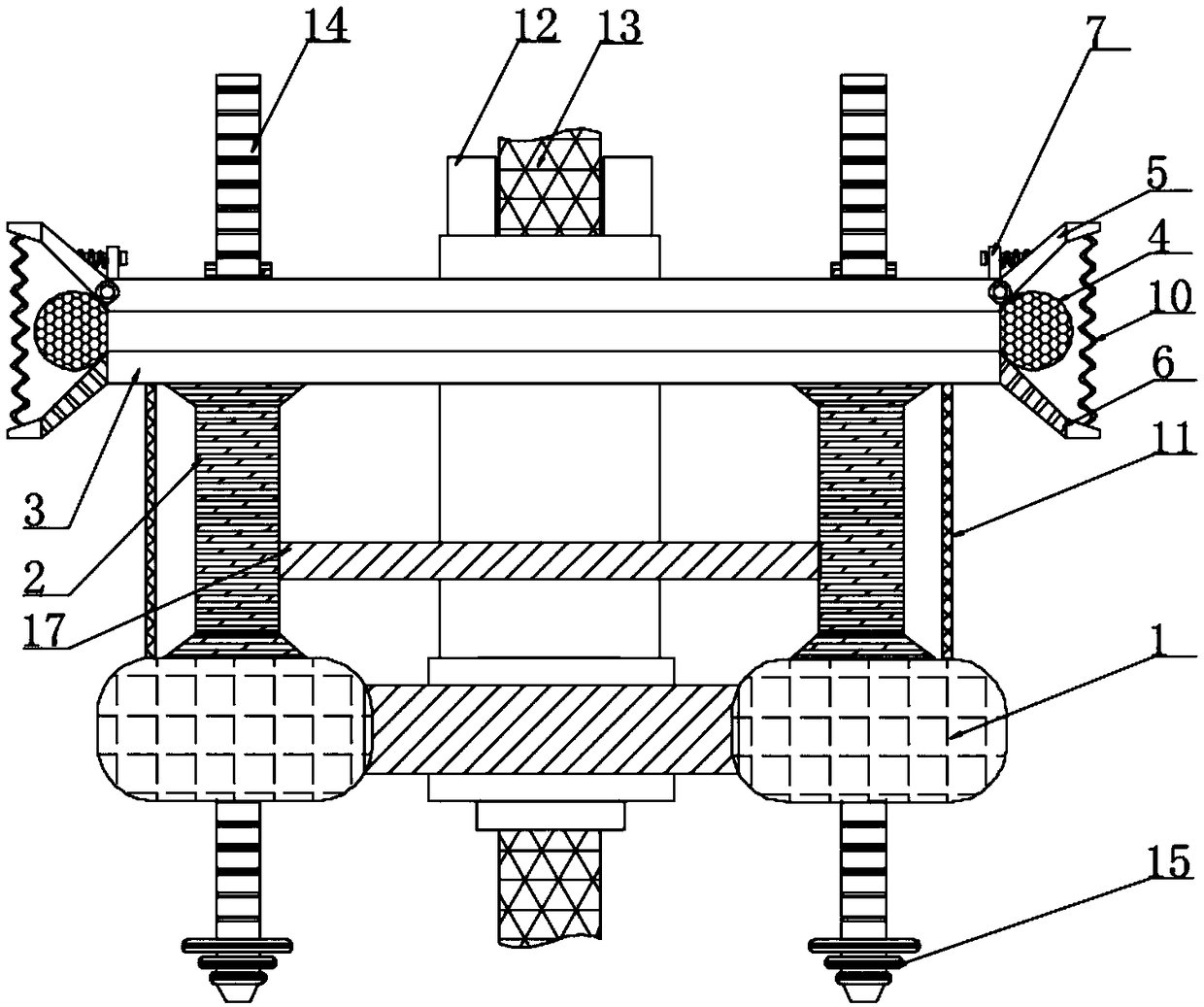 Ocean engineering operating platform and operating method