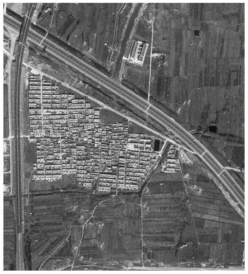 Aerial image identification based power grid geographical wiring diagram drawing method