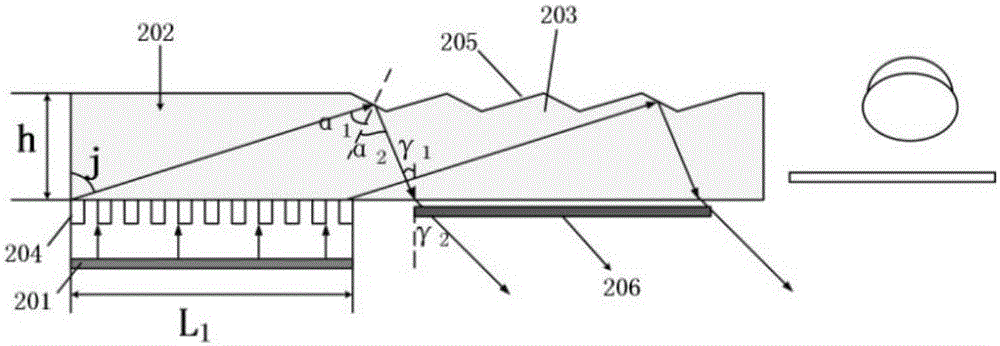 Fingerprint identification system based on raster structure and microprism array