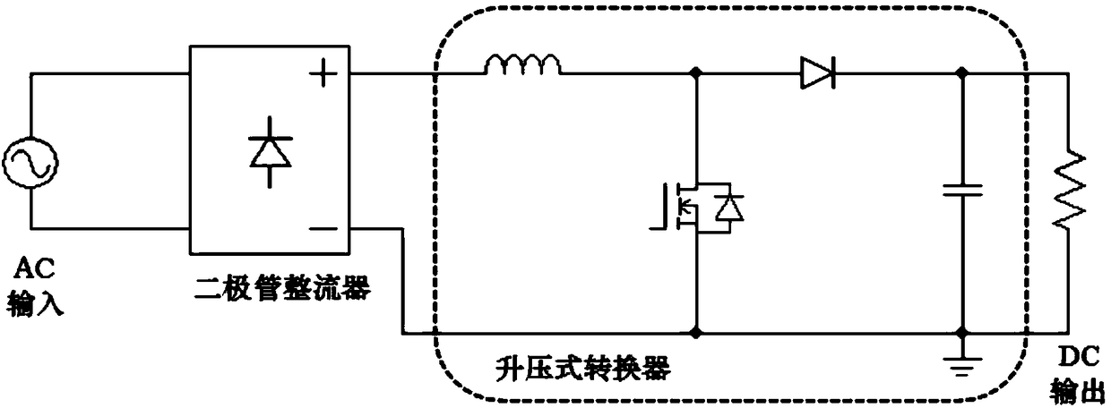 A single-phase step-down ac-dc converter and its control method