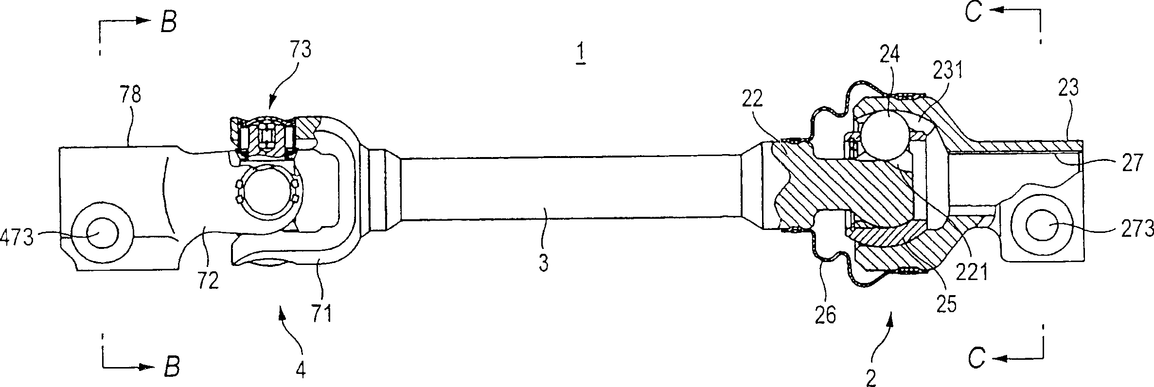 Motor vehicle steering device