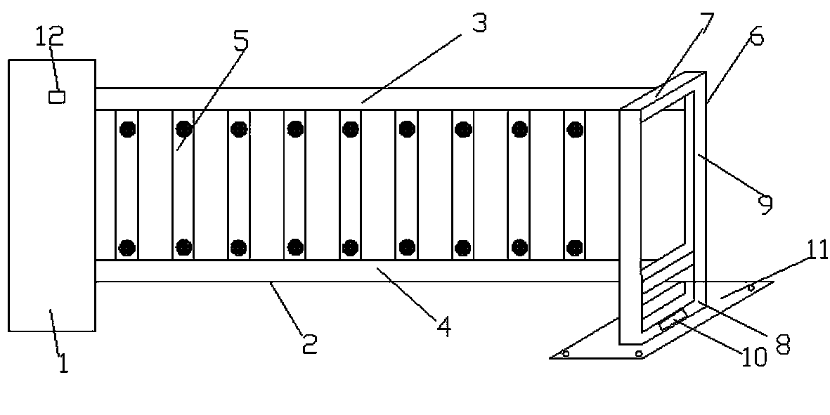 Barrier gate with electromagnetic wind resistance device