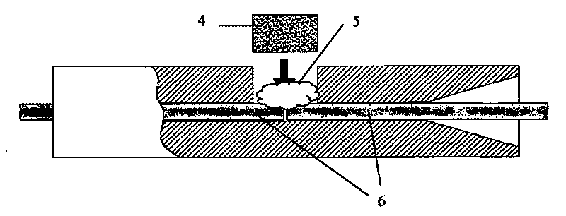 Optical fiber rapid cold connective device