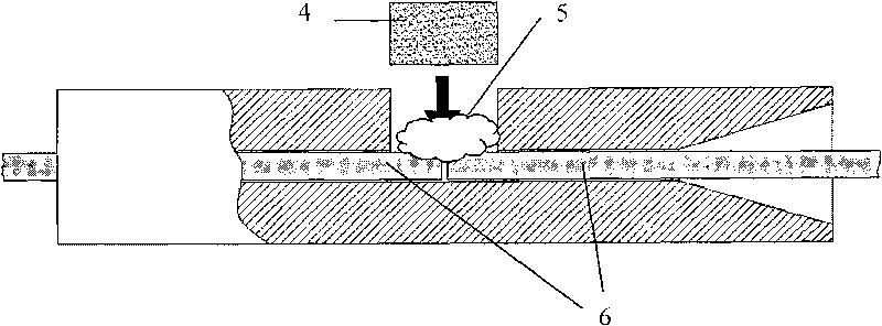 Optical fiber rapid cold connective device