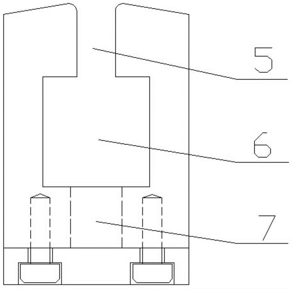 Bending lower die for bending machine and manufacturing method for bending lower die