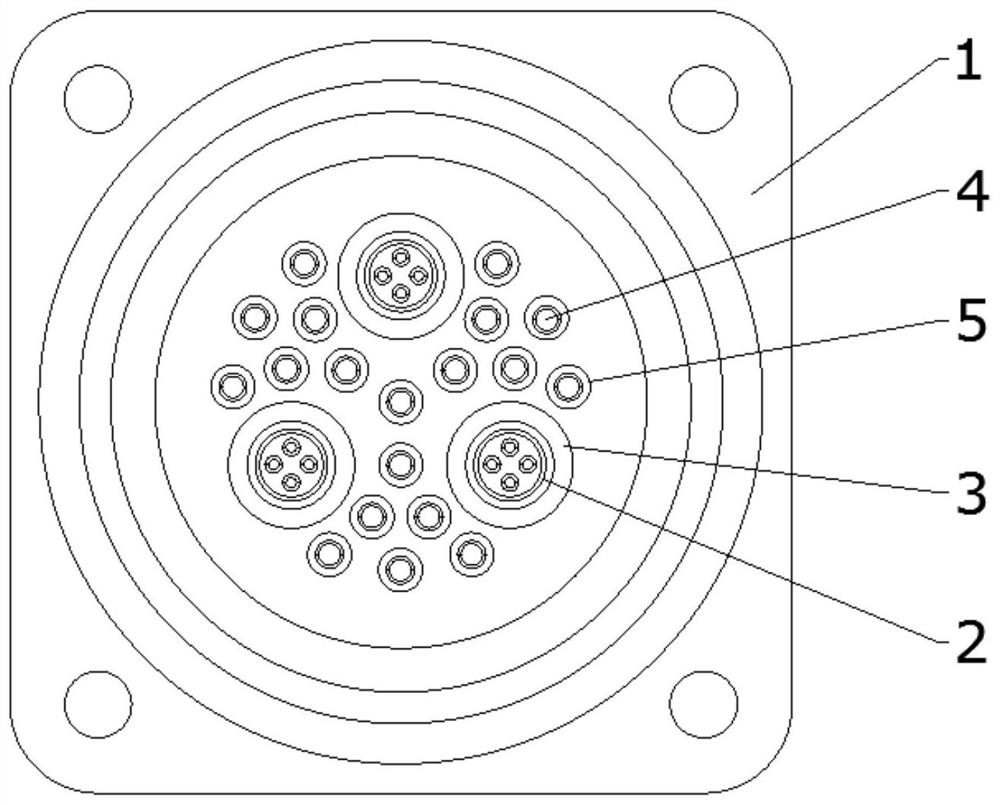 Titanium alloy hermetically sealed connector and production process thereof